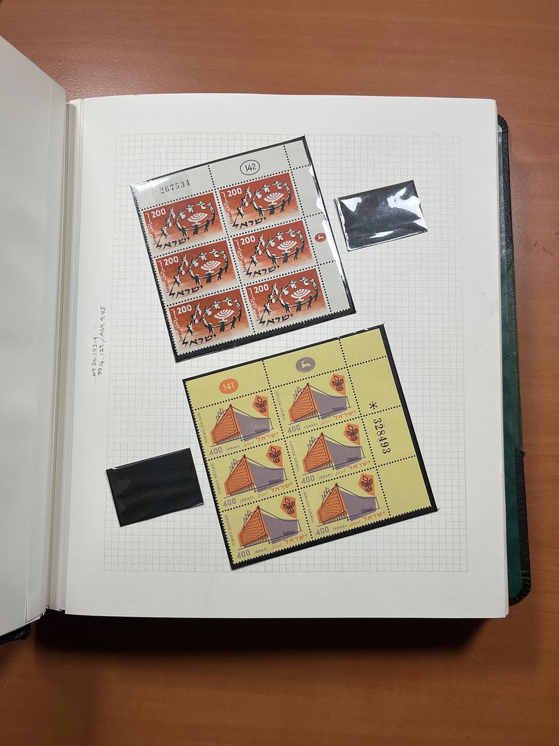 00285 Israel Plaatnummer Blokken - 4