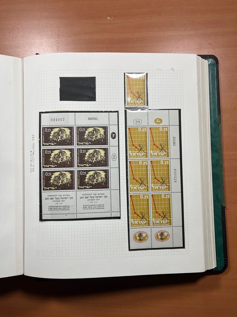 00285 Israel Plaatnummer Blokken - 31