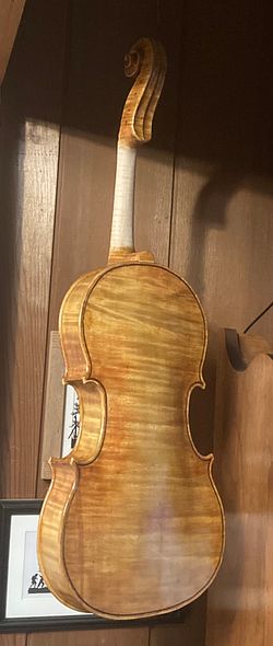 Handmade 5-String Viola, handcrafted in Oregon of European Maple and Spruce, by Artisanal Luthier, Chet Bishop