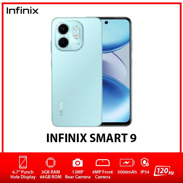 NEW Infinix Smart 9 Dual SIM Unlocked Android Mobile Phone