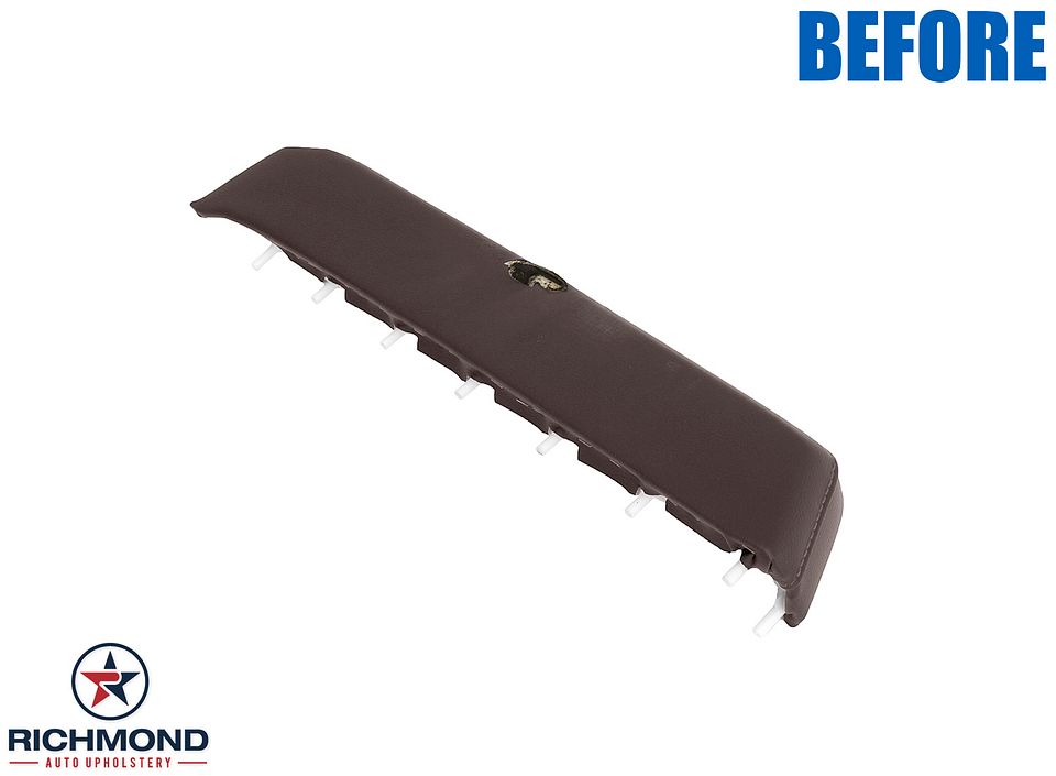 Eby-15-20-F150-17-22-Ford-F250-F350-F450-Platinum-Ed-Front-Driver-Side-Door--Genuine-Leather-Armrest-Cover-Brunello-Brown-6