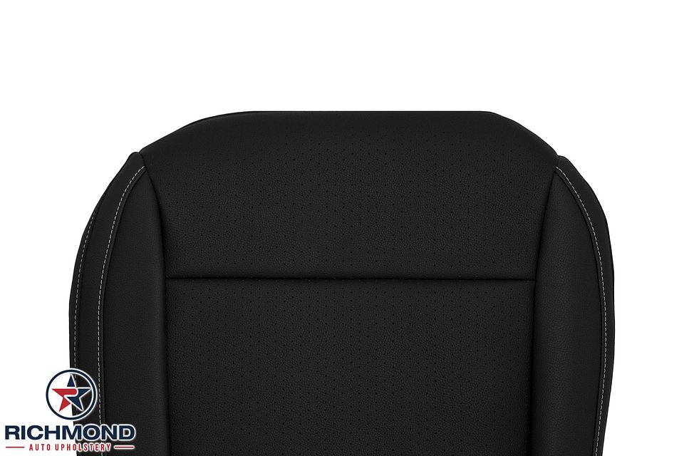 2018-2021-VW-Volkswagen-Atlas-Driver-Side-Botton-Leather-Seat-Cover-Black-6
