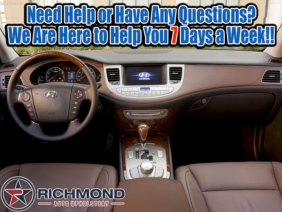 2009-2014-Hyundai-Genesis-Driver-Side-Bottom-Replacement-Leather-Seat-Cover-Saddle-Brown-Perf-103