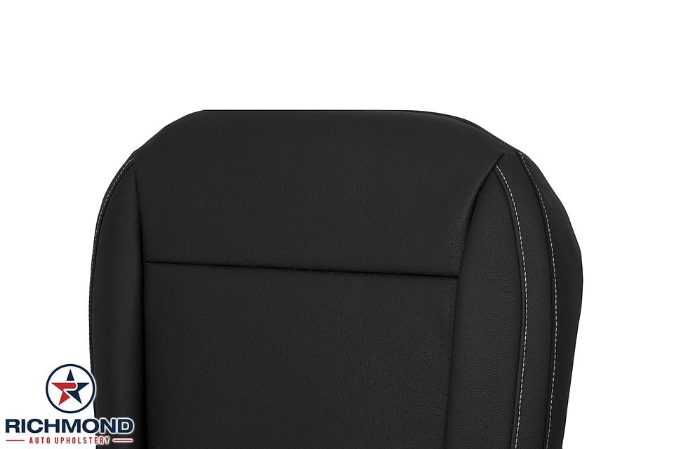 2018-2021-VW-Volkswagen-Atlas-Driver-Side-Botton-Leather-Seat-Cover-Black-7