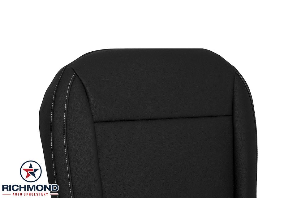2018-2021-VW-Volkswagen-Atlas-Driver-Side-Botton-Leather-Seat-Cover-Black-5