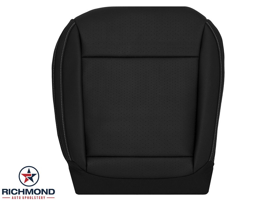 2018-2021-VW-Volkswagen-Atlas-Driver-Side-Botton-Leather-Seat-Cover-Black-1