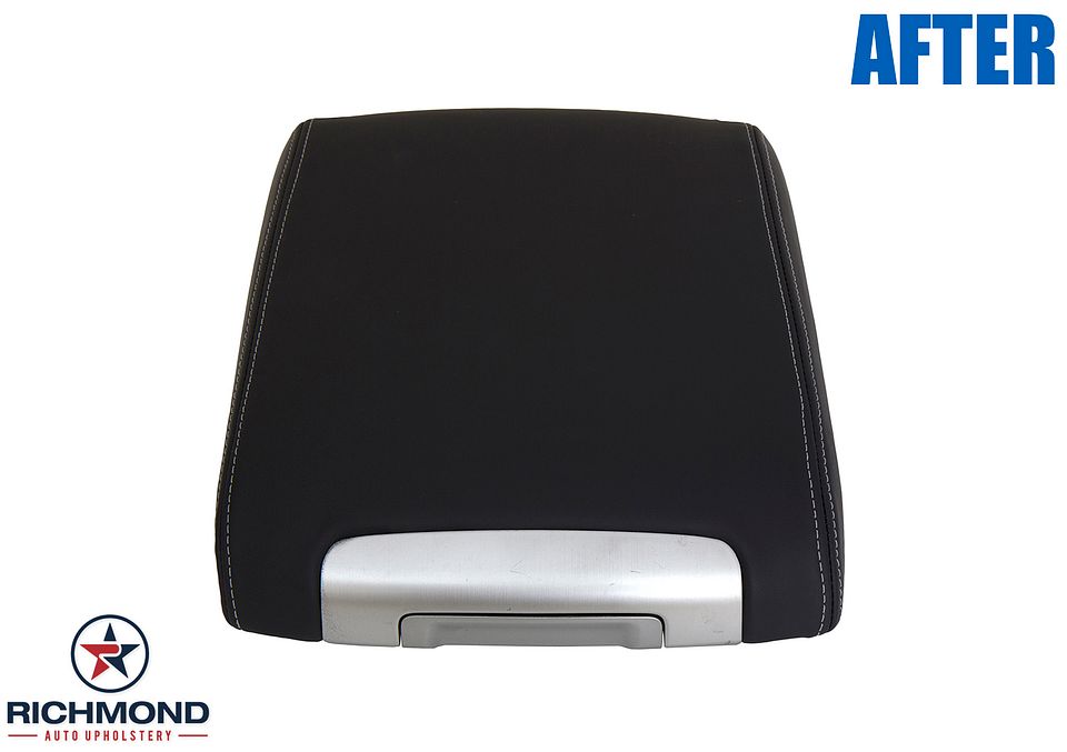 Genuine-Leather-08-15-16-21-Toyota-Landcruiser-Replacement-Genuine-Leather-Center-Console-Lid-Cover-Black-11