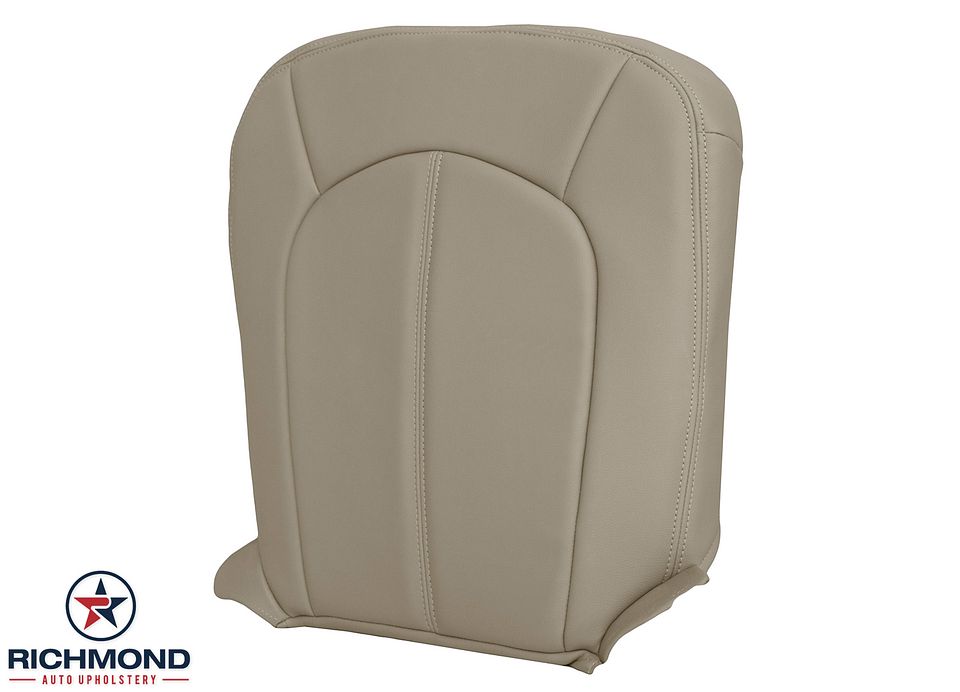 2008-2013-Cadilac-CTS-Driver-Side-Bottom-Replacement-leather-Seat-Cover-Tan-Non-Perf-4