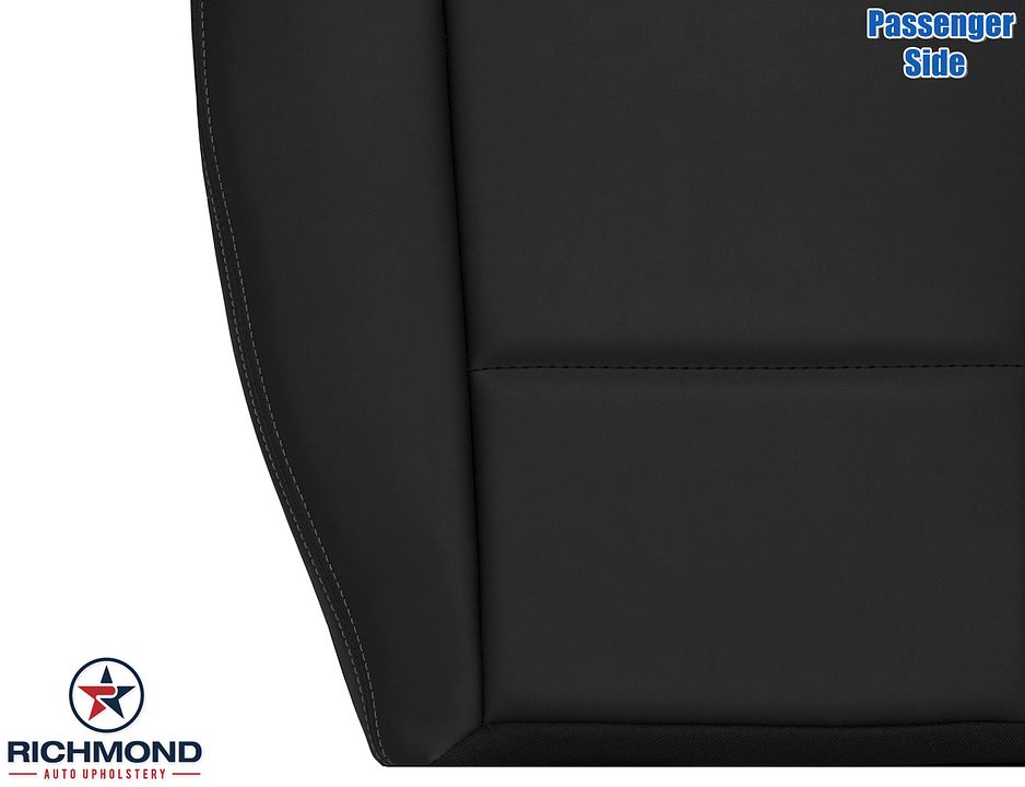 Subaru-Tribeca-06-07-08-14-Passenger-Side-Bottom-Leather-Seat-Cover-Black-11