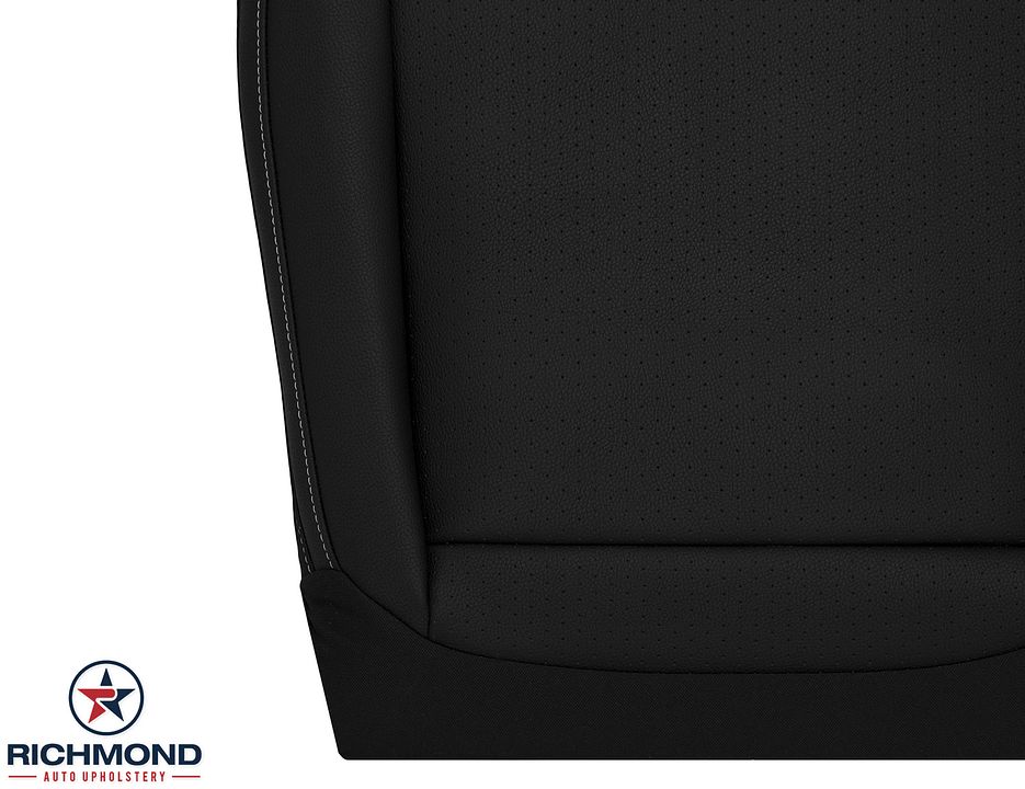 2018-2021-VW-Volkswagen-Atlas-Driver-Side-Botton-Leather-Seat-Cover-Black-11