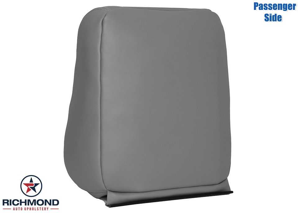 1994-1995-1996-Chevy-Impala-SS-Passenger-Side-LeanBack-Leather-Seat-Cover-Gray-Perf-12