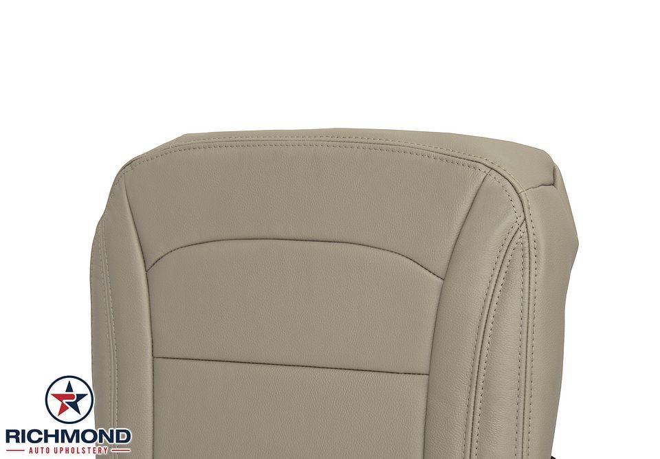 2016-2017-Ford-Explorer-XLT-

Driver-Side-Bottom-Leather-Seat-Cover-Tan-Non-Perf-7