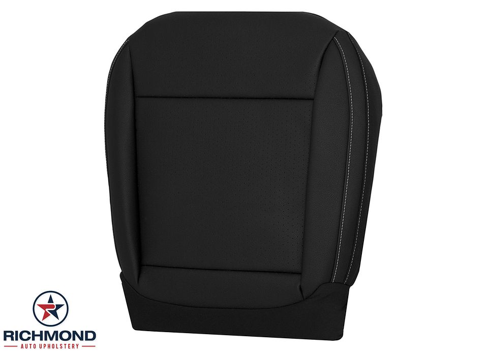 2018-2021-VW-Volkswagen-Atlas-Driver-Side-Botton-Leather-Seat-Cover-Black-4