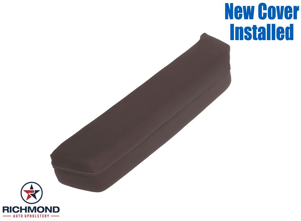 15-20-F150-17-22-Ford-F250-F350-F450-Platinum-Ed-Front-Driver-Side-Door--Genuine-Leather-Armrest-Cover-Brunello-Brown-5
