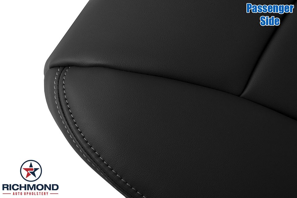 Subaru-Tribeca-06-07-08-14-Passenger-Side-Bottom-Leather-Seat-Cover-Black-14