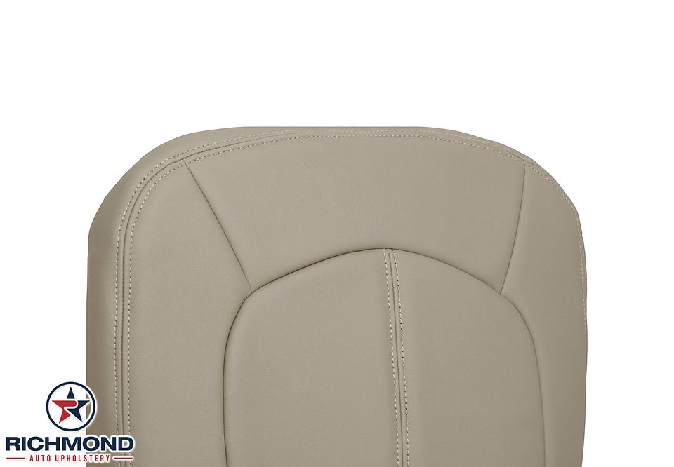 2008-2013-Cadilac-CTS-Driver-Side-Bottom-Replacement-leather-Seat-Cover-Tan-Non-Perf-5
