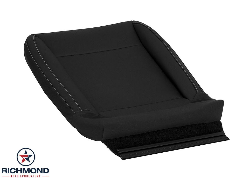 2018-2021-VW-Volkswagen-Atlas-Driver-Side-Botton-Leather-Seat-Cover-Black-3