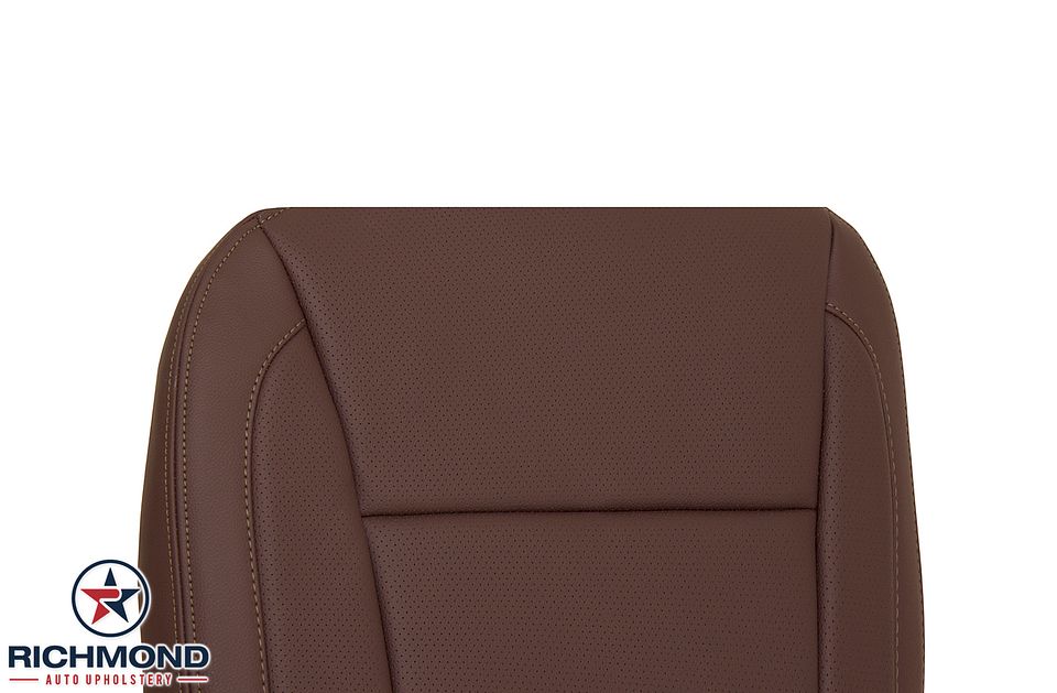 2009-2014-Hyundai-Genesis-Driver-Side-Bottom-Replacement-Leather-Seat-Cover-Saddle-Brown-Perf-5