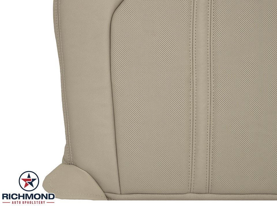 2008-2013-Cadilac-CTS-Driver-Side-Bottom-Replacement-leather-Seat-Cover-Tan-Perf-11