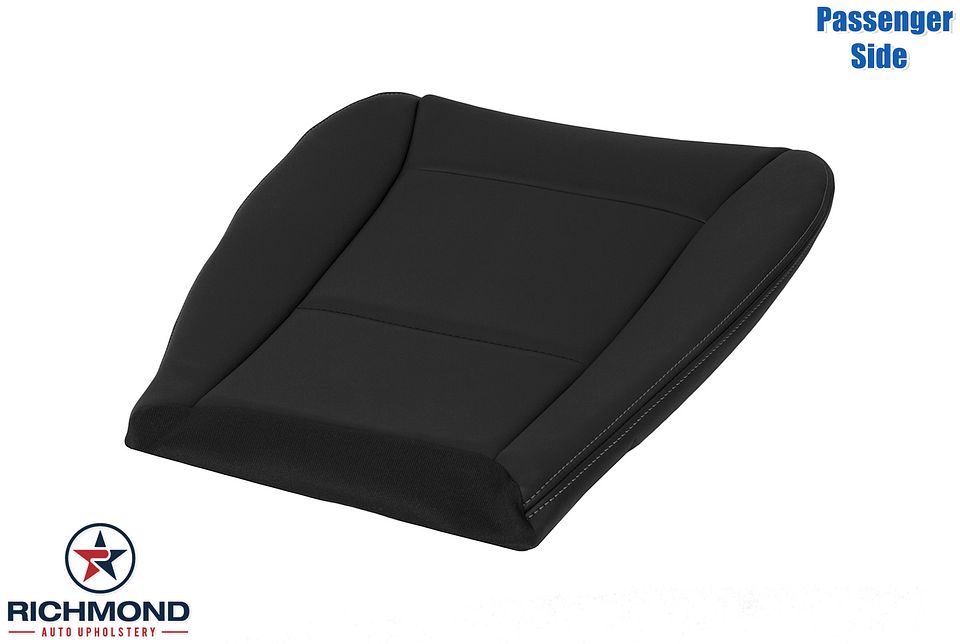 Subaru-Tribeca-06-07-08-14-Passenger-Side-Bottom-Leather-Seat-Cover-Black-3