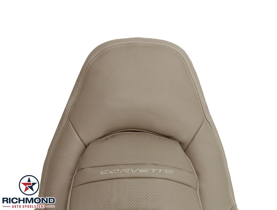 1997-2004-

Chevy-Corvette-C5-Driver-Side-LeanBack-Leather-Seat-Cover-Light-Oak-Tan-Perf-6
