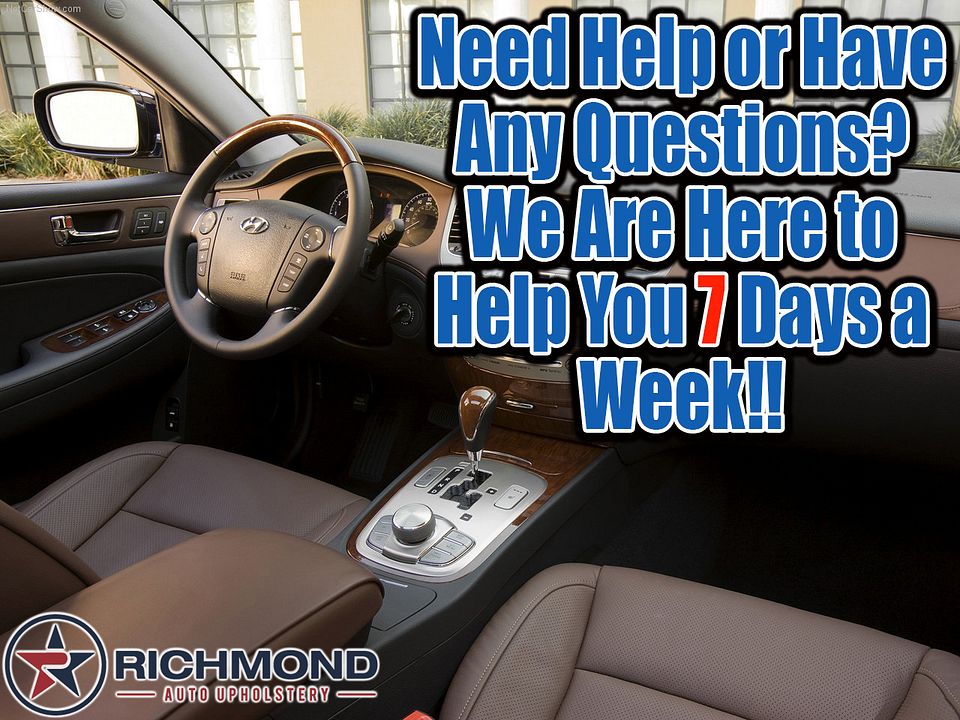 2009-2014-Hyundai-Genesis-Driver-Side-Bottom-Replacement-Leather-Seat-Cover-Saddle-Brown-Perf-101