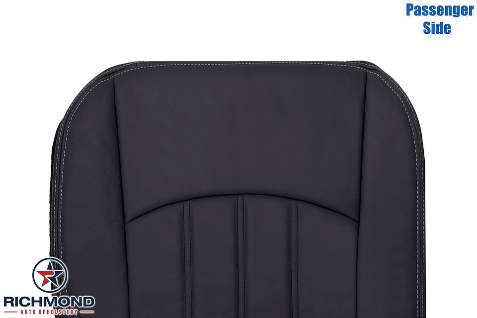 2009-2012-

Dodge-Ram-Laramie-Passenger-Side-Bottom-Replacement-Leather-Seat-Cover-Dark-Gray--Dark-Slate-6