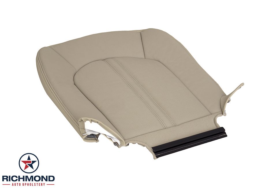 2008-2013-Cadilac-CTS-Driver-Side-Bottom-Replacement-leather-Seat-Cover-Tan-Perf-3