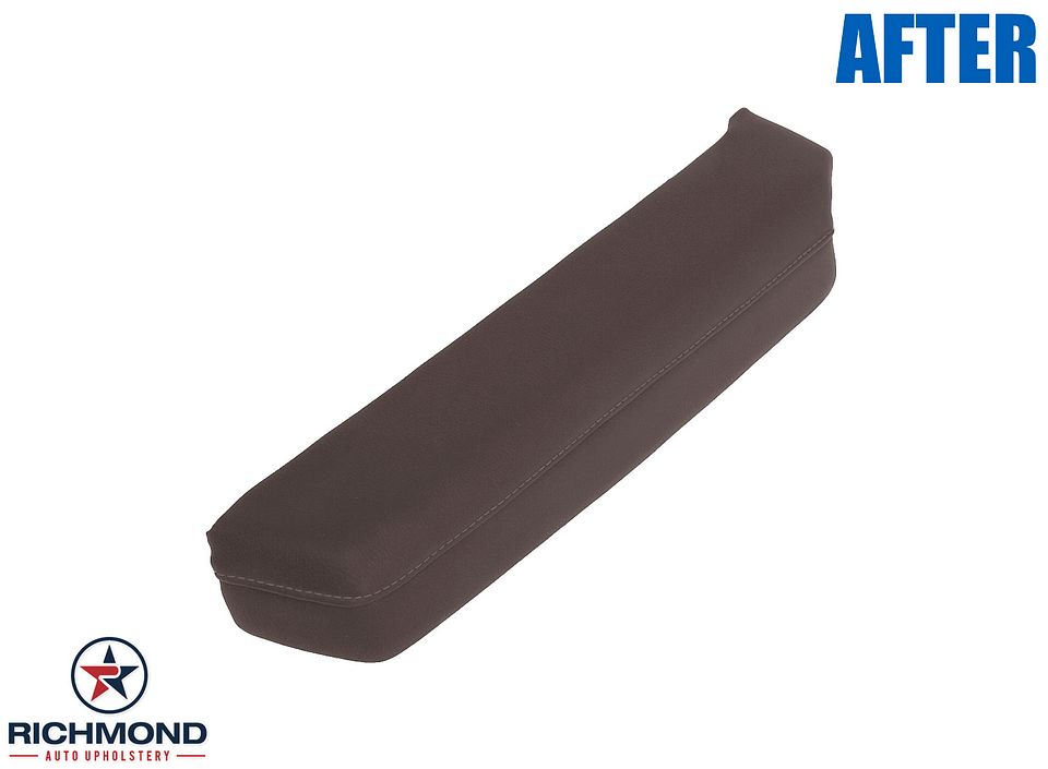 Eby-15-20-F150-17-22-Ford-F250-F350-F450-Platinum-Ed-Front-Driver-Side-Door--Genuine-Leather-Armrest-Cover-Brunello-Brown-3