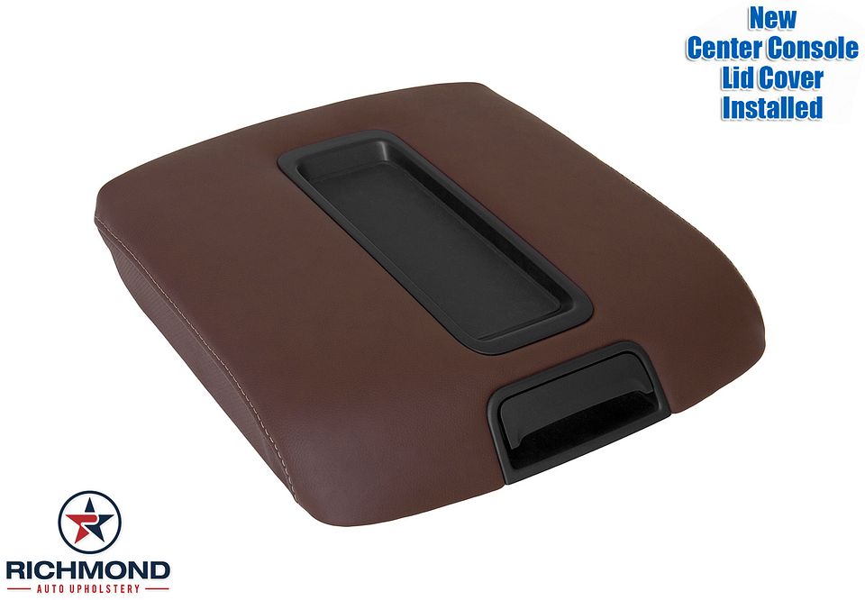 15-19-GM-HighCountry-Center-Console-Lid-Cover-Brown-5