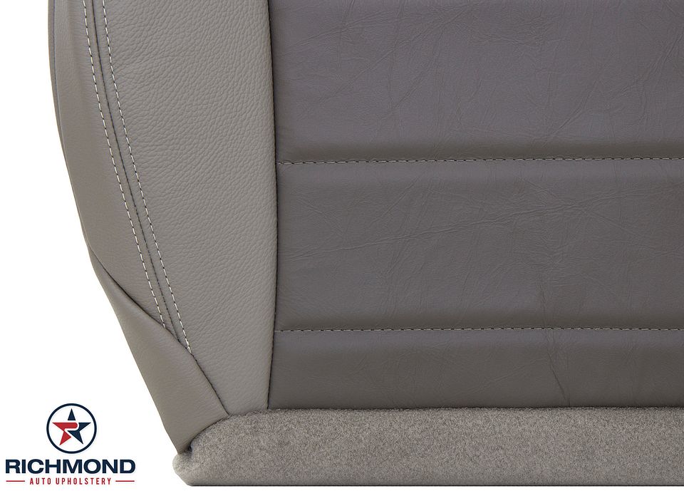 2008-2009-2010-Jeep-Wrangler-Driver-Side-Bottom-Leather-Seat-Cover-2-Tone-Khaki-11