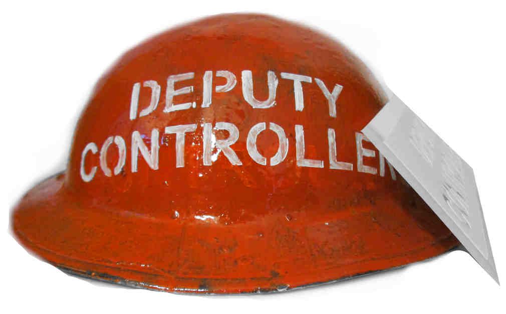 ARP Deputy Controller Helmet Stencil WW2
