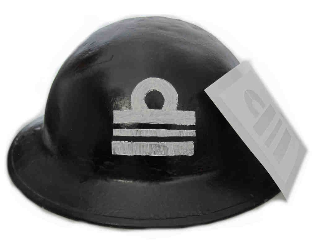 RN Sub-Lieutenant Helmet Stencil WW2