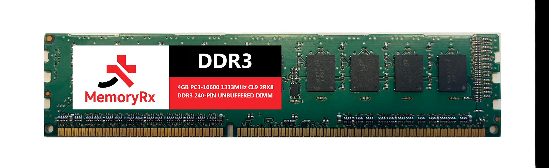 MemoryRx DDR5 module in clam shell packaging
