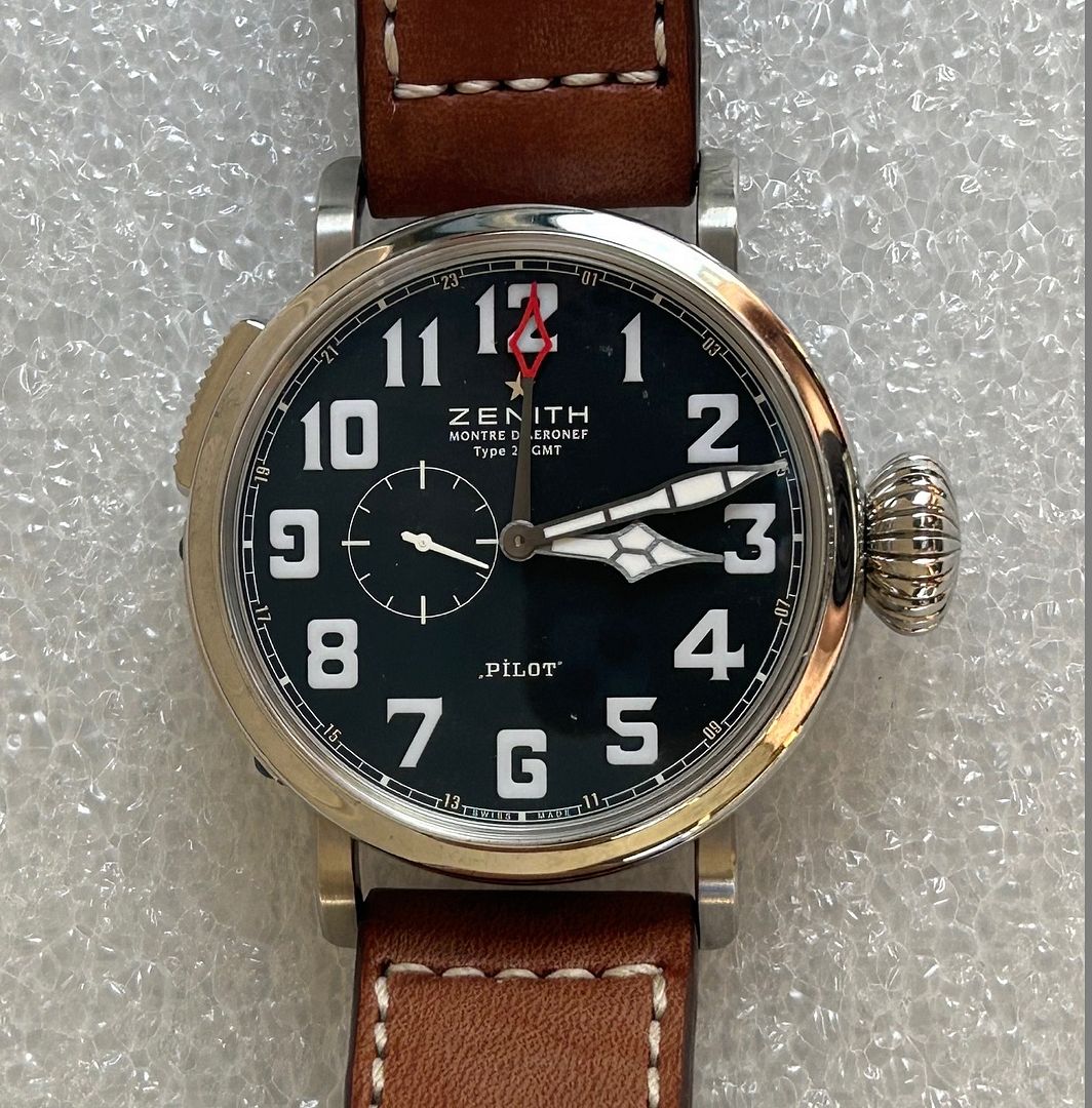 ポリゴン FS: Zenith Type 20 GMT Pilot Watch 48mm - Rolex Forums - Rolex Forum