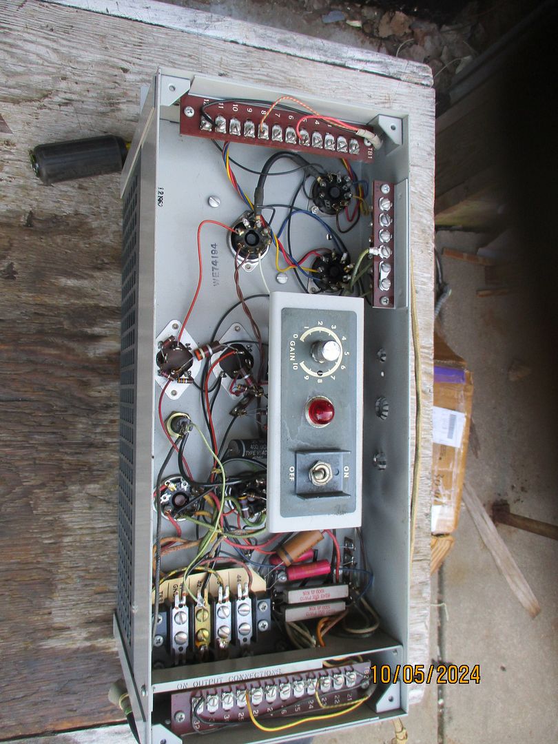 1 western electric KS 16608 tube amplifier for jensen or JBL