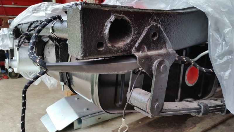 HELP! Rear harness routing under frame and above spring then up to tail ...