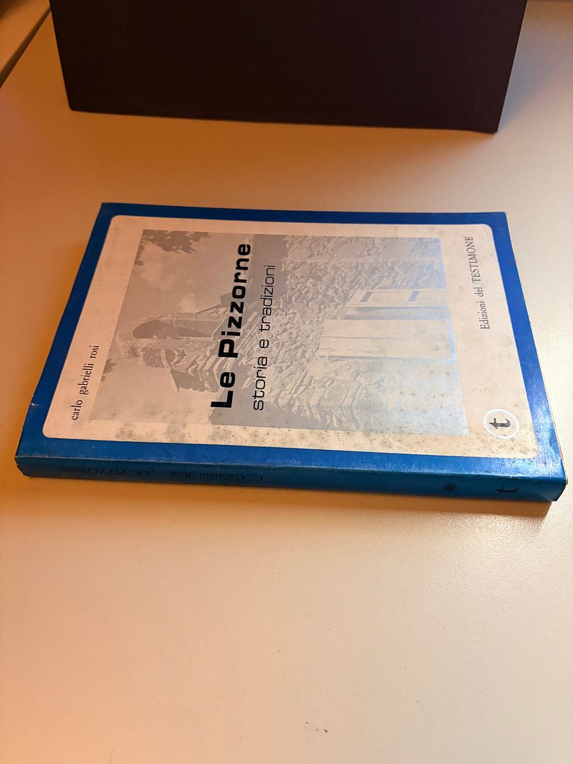 (ROSI) LE PIZZORNE STORIA E TRADIZIONI 1969 TESTIMONE