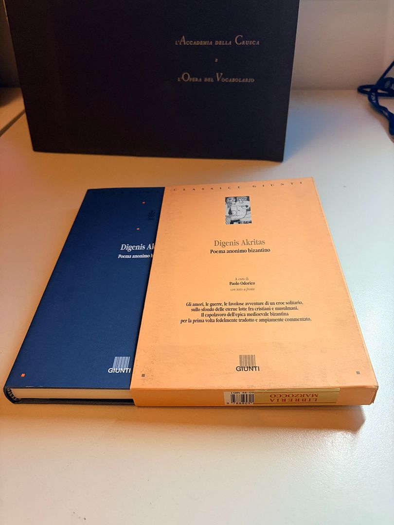 (DIGENIS AKRITAS ) POEMA ANONIMO BIZANTINO TESTO A FRONTE 1995 GIUNTI CLASSICI