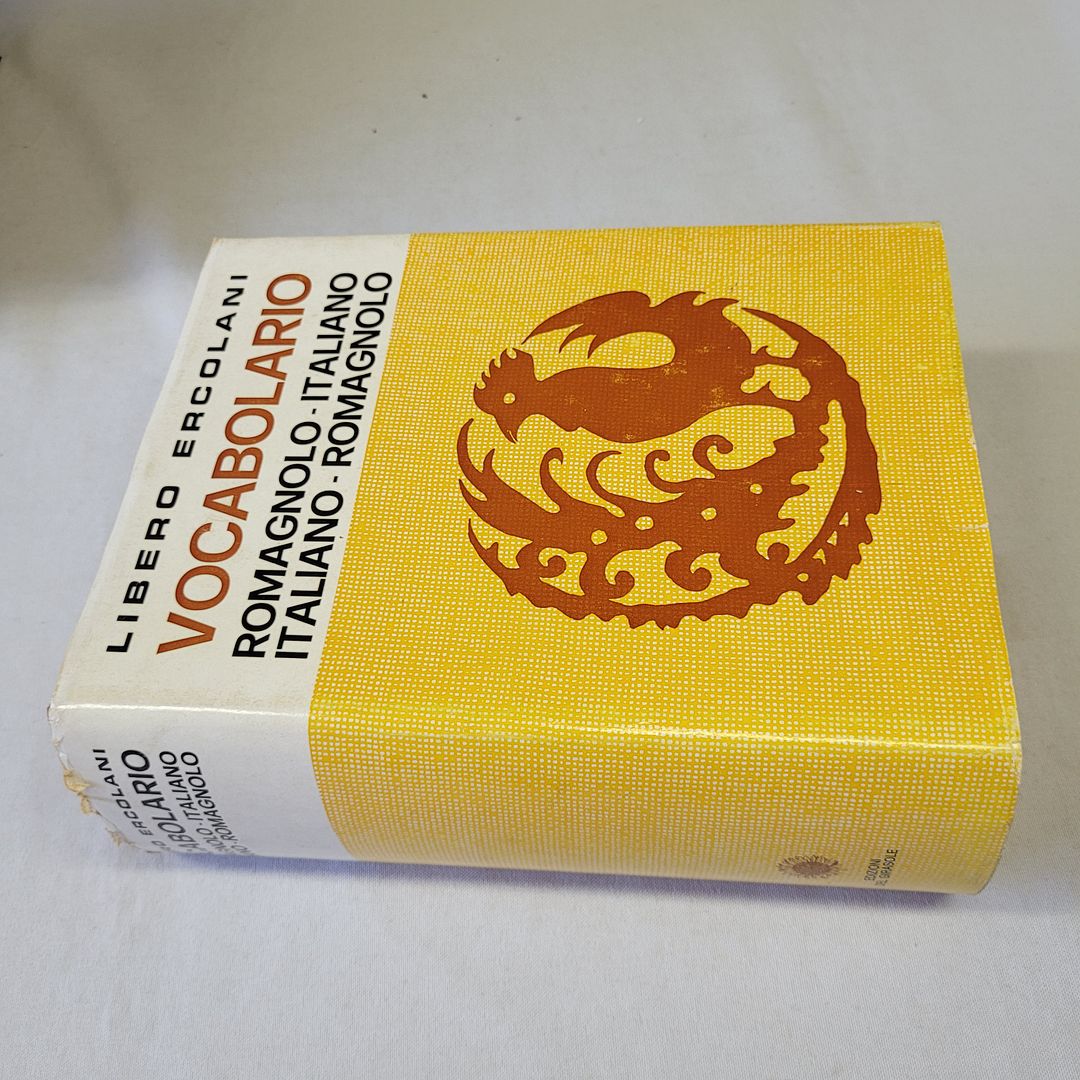 (ERCOLANI) VOCABOLARIO ROMAGNOLO-ITALIANO ITALIANO-ROMAGNOLO 1971 DEL GIRASOLE