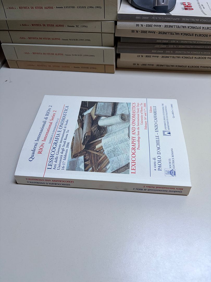 (CAFFARELLI) LESSICOGRAFIA E ONOMASTICA ATTI DELLE GIORNATE... 2006 ROMANA QUADIRION 2