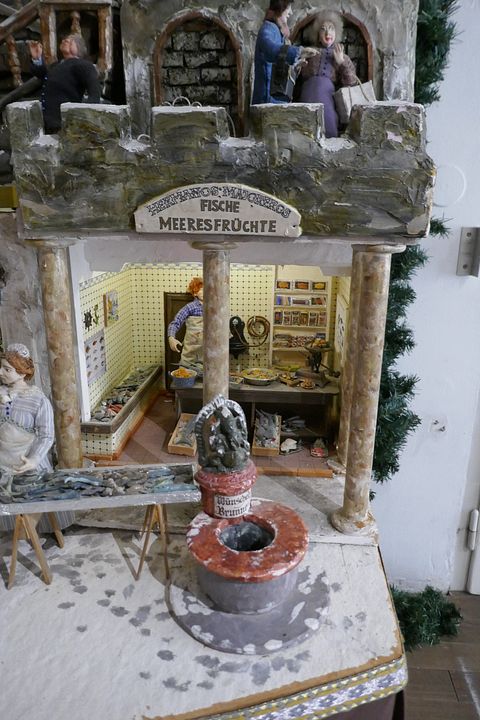 Fischladen - Krippendetail