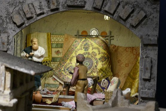 Teppichverkäufer Detail