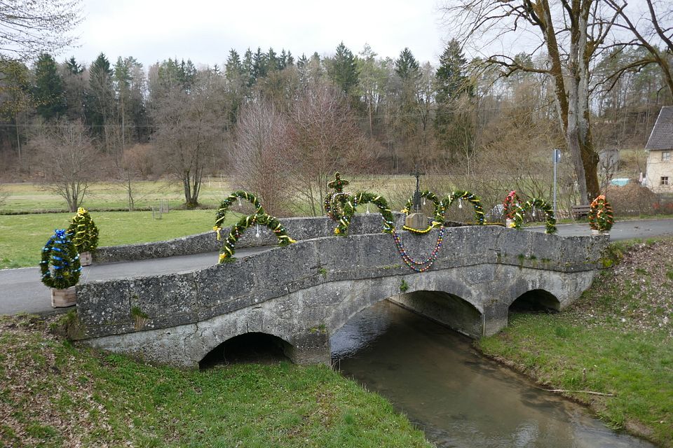 Drosendorf Brücke schräg