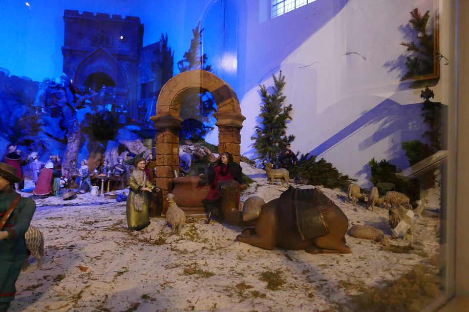 Krippe St. Martin Brunnen und Kamel