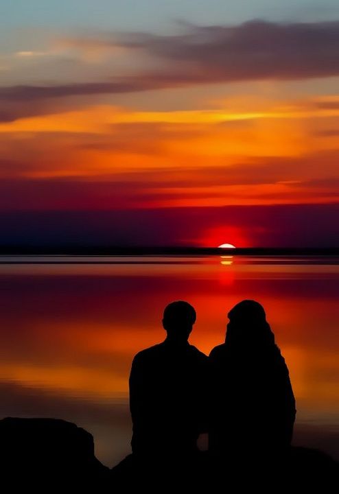 red sunset