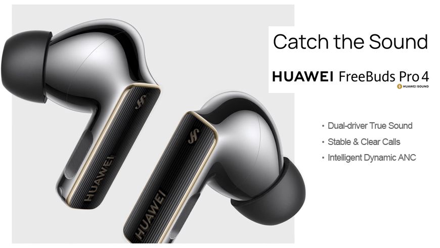 HUAWEI FreeBuds Pro 4 Wireless Bluetooth Earbuds Active