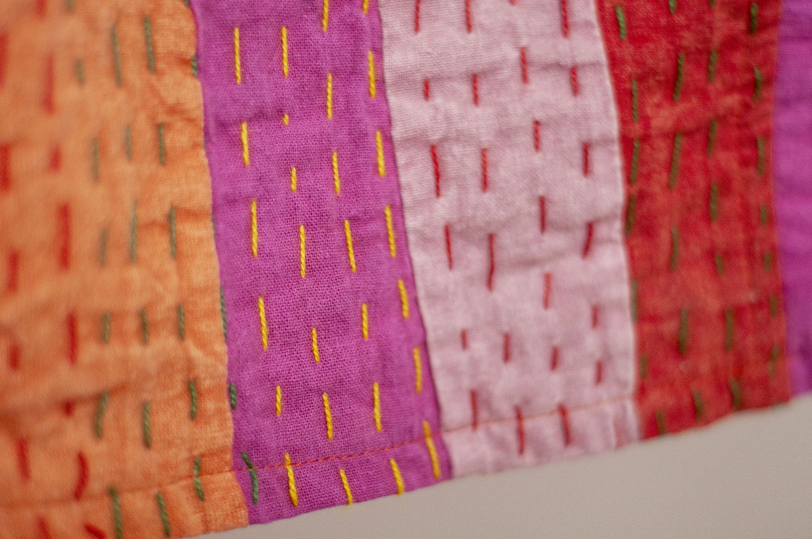 女裝 手工刺繡棉質外套 印度純棉 水洗拼接長袖拼布外套-彩色方塊 - 女裝外套/大衣 - 棉.麻 多色
