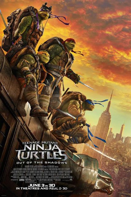 Tenage Mutant Ninja Turtles Out Of The Shadows 2016