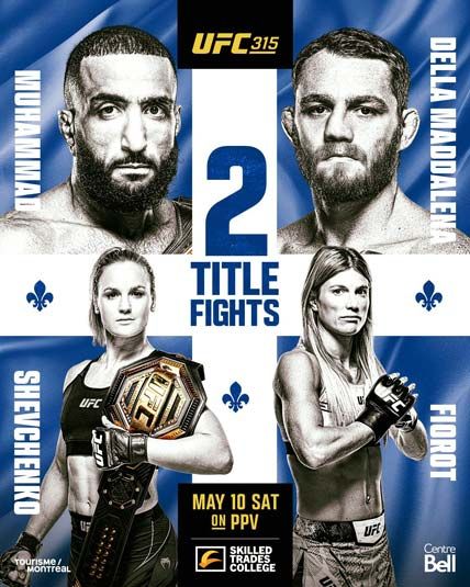 UFC 315 Muhammad Vs Della Maddalena
